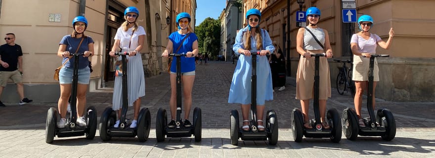 Cracovie : 1 heure de location de Segway avec séance de photos