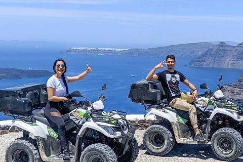 Santorini: tour en cuatrimoto con almuerzo de mariscos1 persona por 1 cuatriciclo