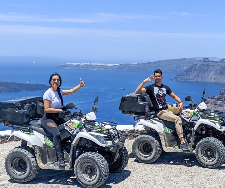 Santorini: ATV Quad Bike Tour with Lunch