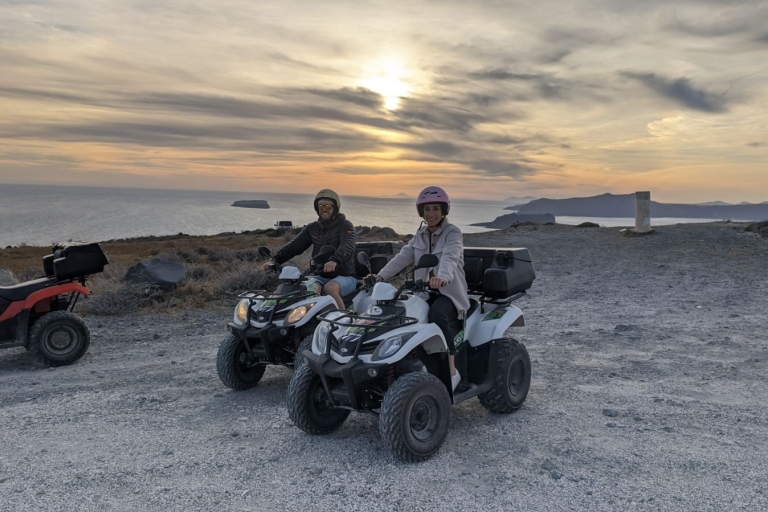 Santorini: ATV Quad Bike Tour with Seafood Lunch 1 Person per 1 ATV