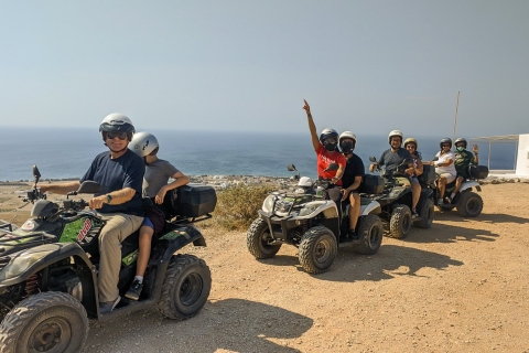 Santorini: ATV Quad Bike Tour with Seafood Lunch 1 Person per 1 ATV