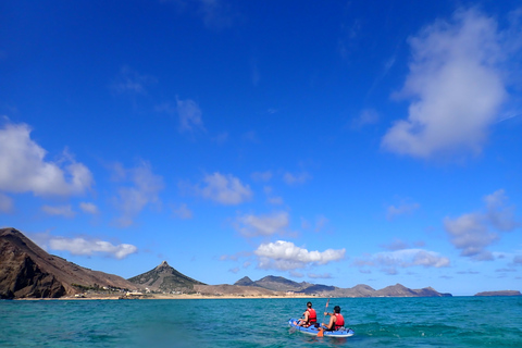 Porto Santo: wycieczka kajakiem z Ponta CalhetaWycieczka kajakiem na plażę Zimbralinho