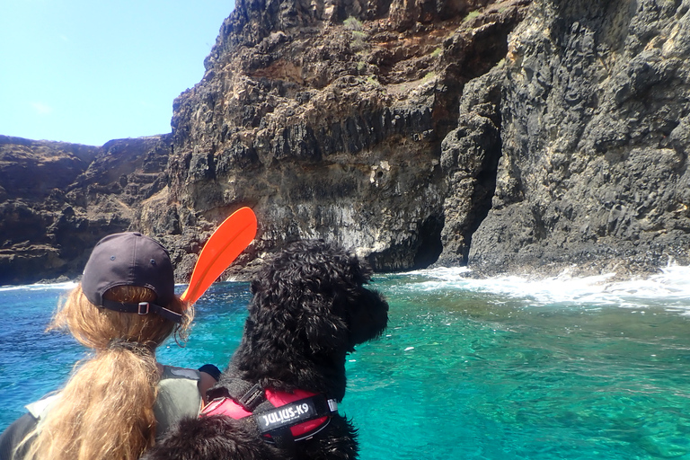 Porto Santo: wycieczka kajakiem z Ponta CalhetaWycieczka kajakiem na plażę Zimbralinho