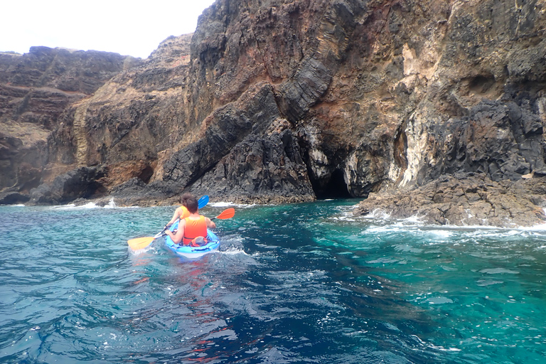 Porto Santo: tour en kayak desde Ponta CalhetaTour en kayak por la playa de Zimbralinho