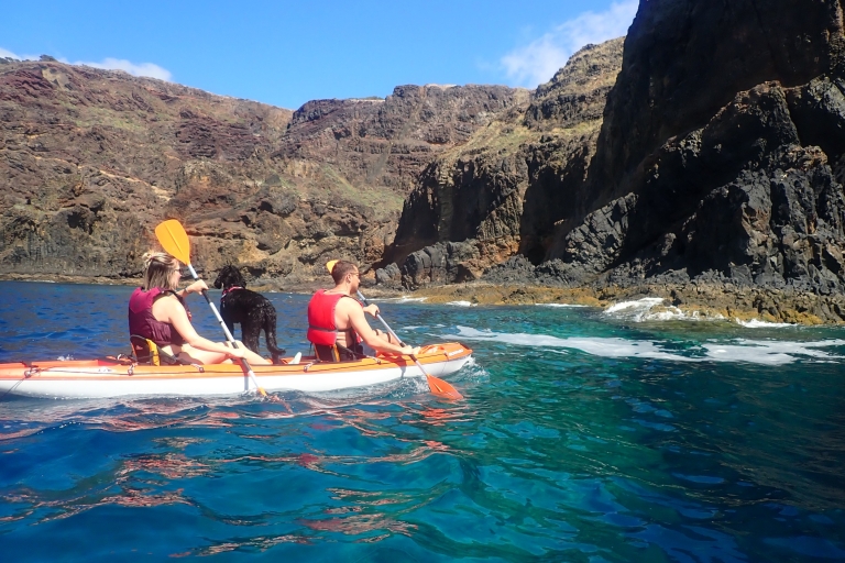 Porto Santo: Kayak Tour from Ponta Calheta Zimbralinho Beach Kayak Tour