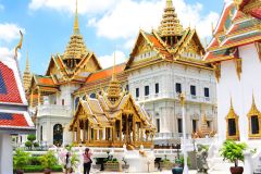 Bangkok: excursão a pé guiada pelo Grand Palace e Wat Phra Kaew