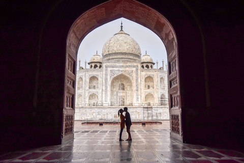 New Delhi : visite guidée du Taj Mahal et du fort d'Agra