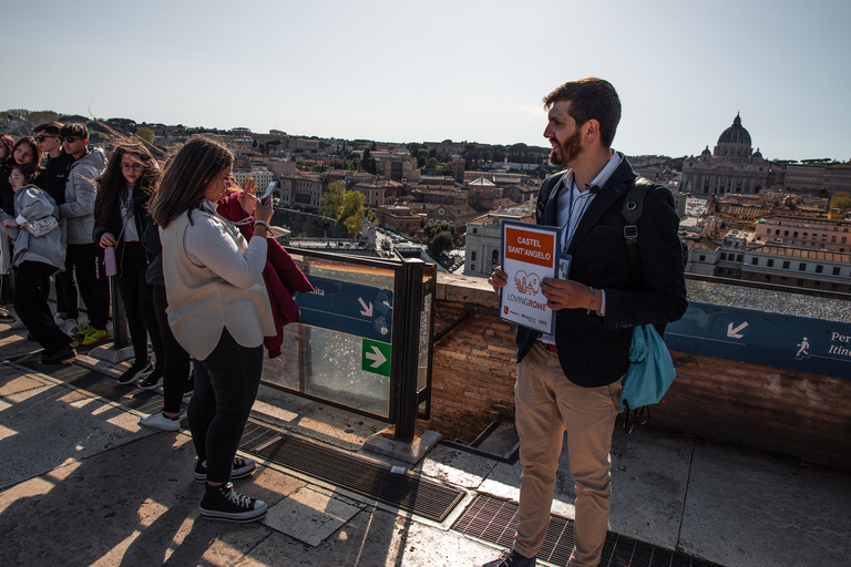 Rome: rondleiding Engelenburcht met voorrangstoegangRome: Castel Sant'Angelo Tour met drankje op het terras