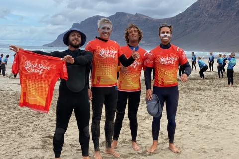 Lanzarote: Famara Beach Surfing Lesson for All Levels 4-Hour Surfing Lesson & Video Footage Analysis