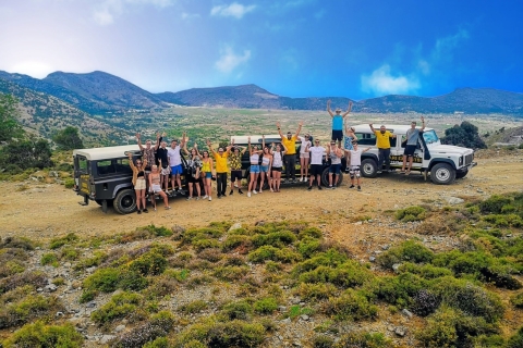 Crète: visite des montagnes Dikti et du plateau de Lasithi en SUV