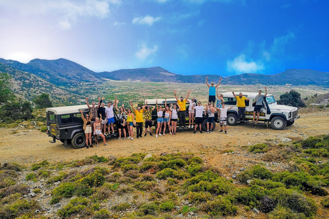 Crète: visite des montagnes Dikti et du plateau de Lasithi en SUV