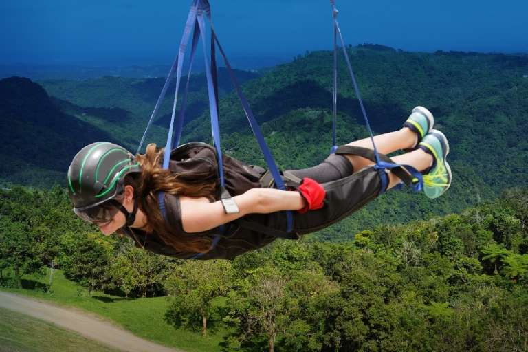 Porto Rico: expérience de tyrolienne au parc d'aventure Toro Verde
