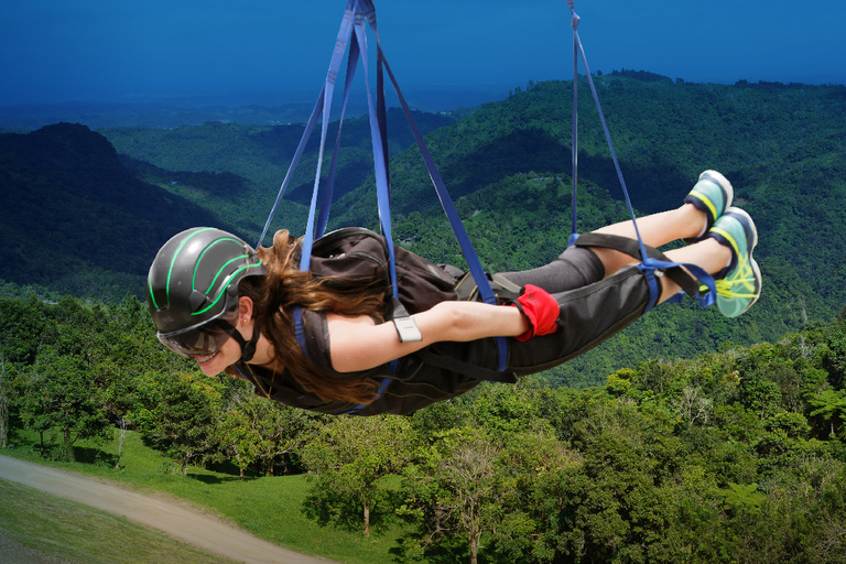 Porto Rico: expérience de tyrolienne au parc d'aventure Toro Verde