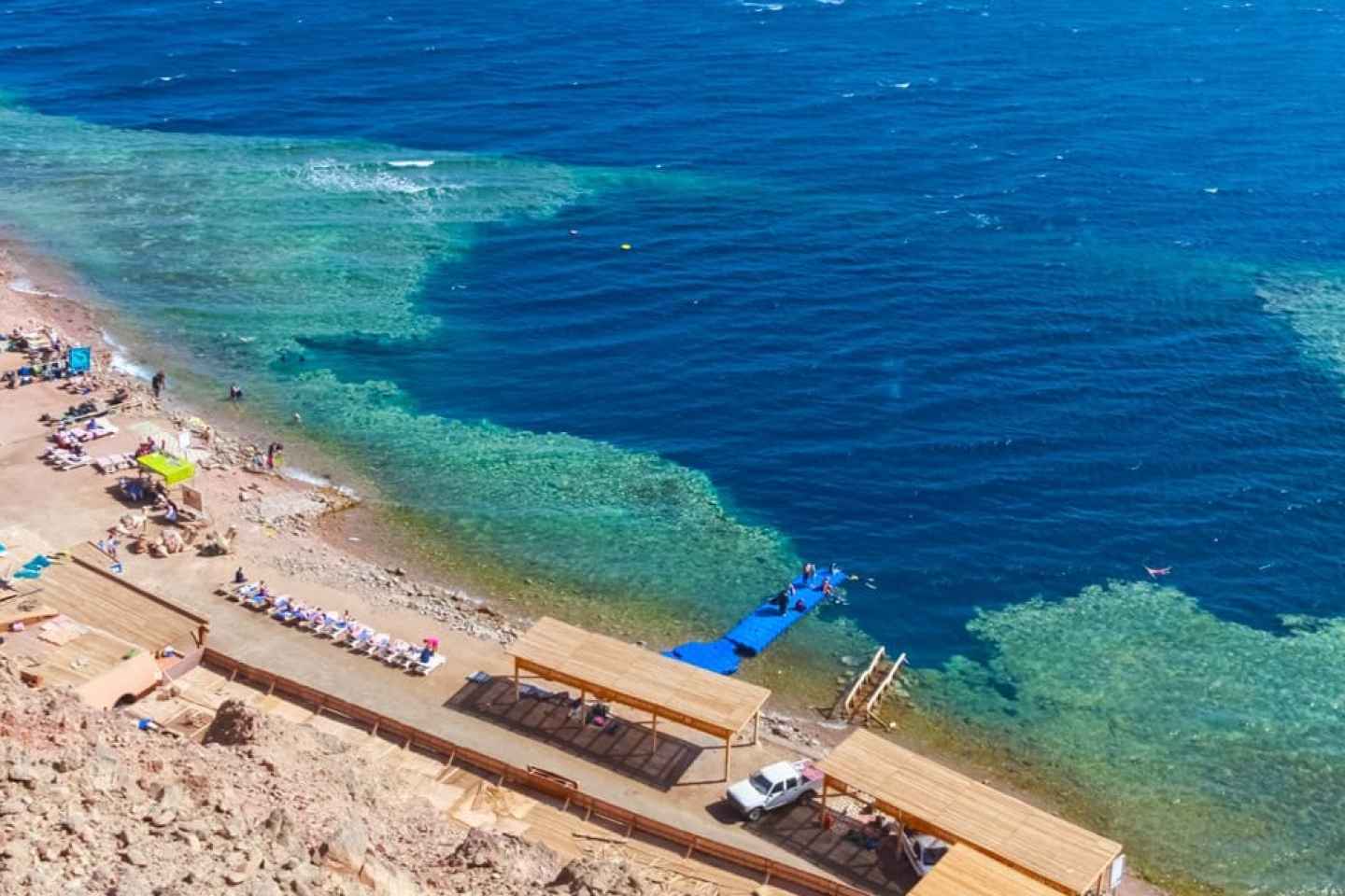 Sharm El-Sheikh: Blue Hole Canyon mit Bus & ATV Quad & Kamel