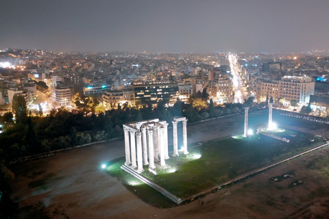 Athens: Private Panoramic Night Tour with Personal Driver