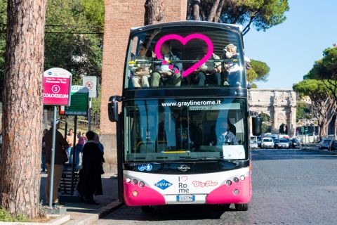 Rom: Geführte Tour durch die Vatikanischen Museen mit Hop-On-Hop-Off-Bus