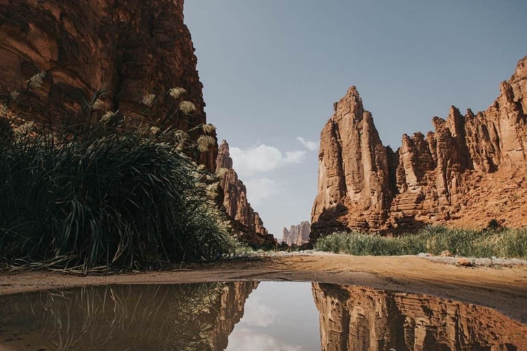 Van AlUla: Wadi Dissah Canyon Tour met lunch en transfer