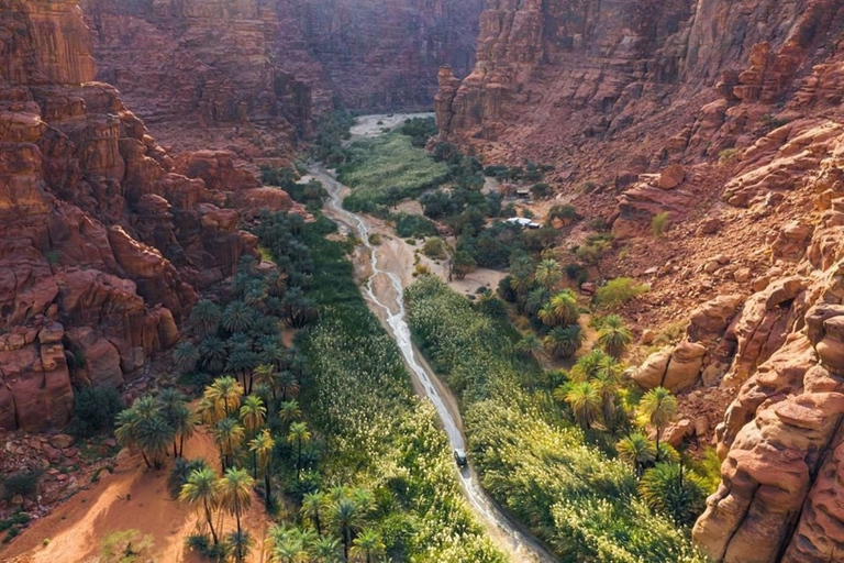 Desde AlUla: recorrido por el cañón de Wadi Dissah con almuerzo y traslado