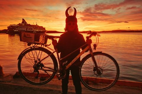 Oslo: fietstocht van 3 uur langs winterse hoogtepunten
