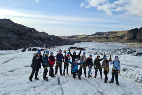 Van Reykjavík: dagtrip naar de zuidkust met gletsjerwandeling