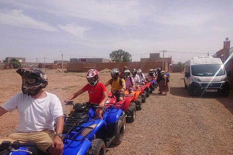 Marrakesh: quadtour door woestijn en palmbos