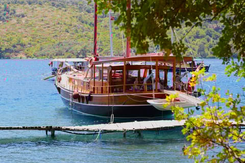 Paros: Traditional Gulet Shared or Private Island Cruise