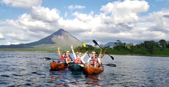 La Fortuna: Lake Arenal Kayaking with Hot Springs and Meal