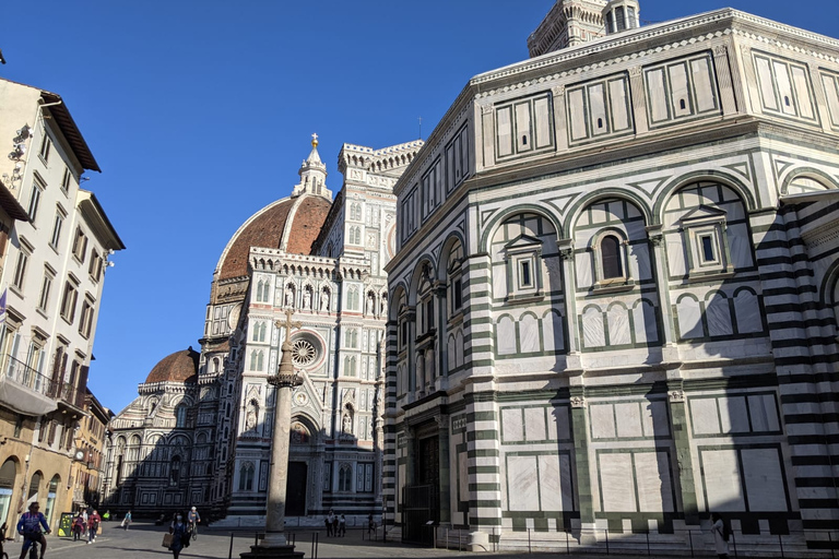 Vanuit Rome: begeleide wandeling door Florence met treinkaartjeFlorence Walk: dagtocht vanuit Rome met de hogesnelheidstrein