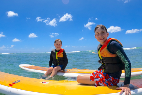 Oahu: surfles voor kinderen in Waikiki Beach