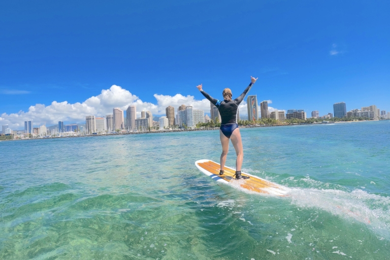 Oahu: koppel surflessen met maximaal 4 personen en 1 instructeurMinimaal 2 tot 4 personen en 1 instructeur