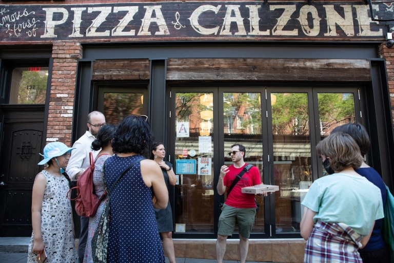 Pizzawandeling door het centrum van Brooklyn