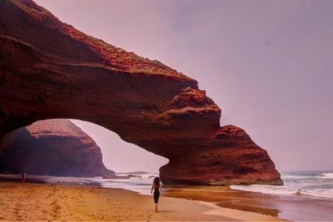 From Agadir: Legzira Beach and Tiznit Tour with Transfer