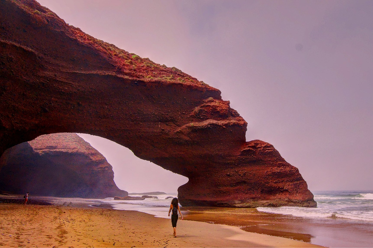 From Agadir: Legzira Beach and Tiznit Tour with Transfer