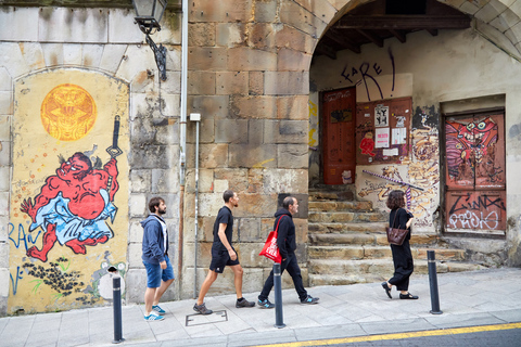 Bilbao: Street Art Walking Tour mit lokalem Craft Beer