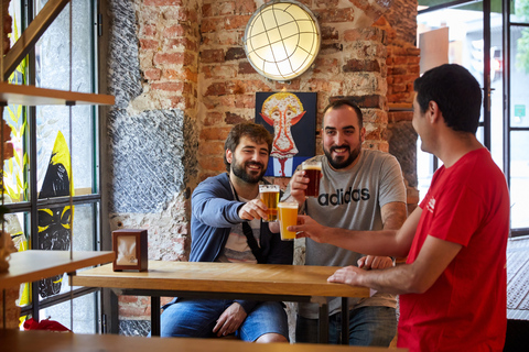 Bilbao: Wandeltour over straatkunst met lokaal ambachtelijk bier