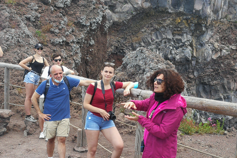 Naples: voyage à Pompéi, au mont Vésuve et à Herculanum