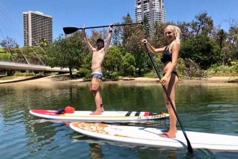 Gold Coast: 1 uur stand-up paddlesurfles en foto'sPriveles