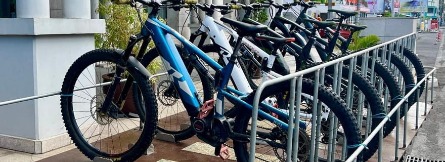 Tahiti E-bike, mtb, vtt Tour avec baignade et déjeuner