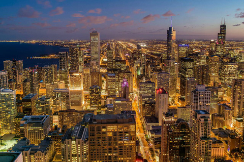 Chicago: avondtour met kleine groep met Skydeck &amp; Skyline Cruise