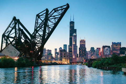 Chicago: Nocna wycieczka w małych grupach ze Skydeck i Skyline Cruise