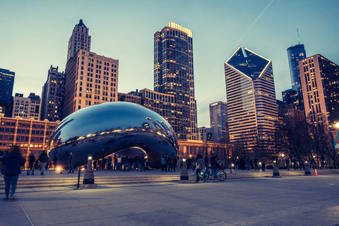 Chicago: tour notturno per piccoli gruppi con Skydeck e crociera sullo skyline