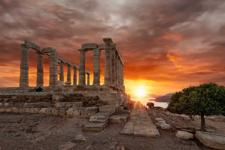 Atenas: excursión privada de un día al cabo Sounion y al templo de Poseidón