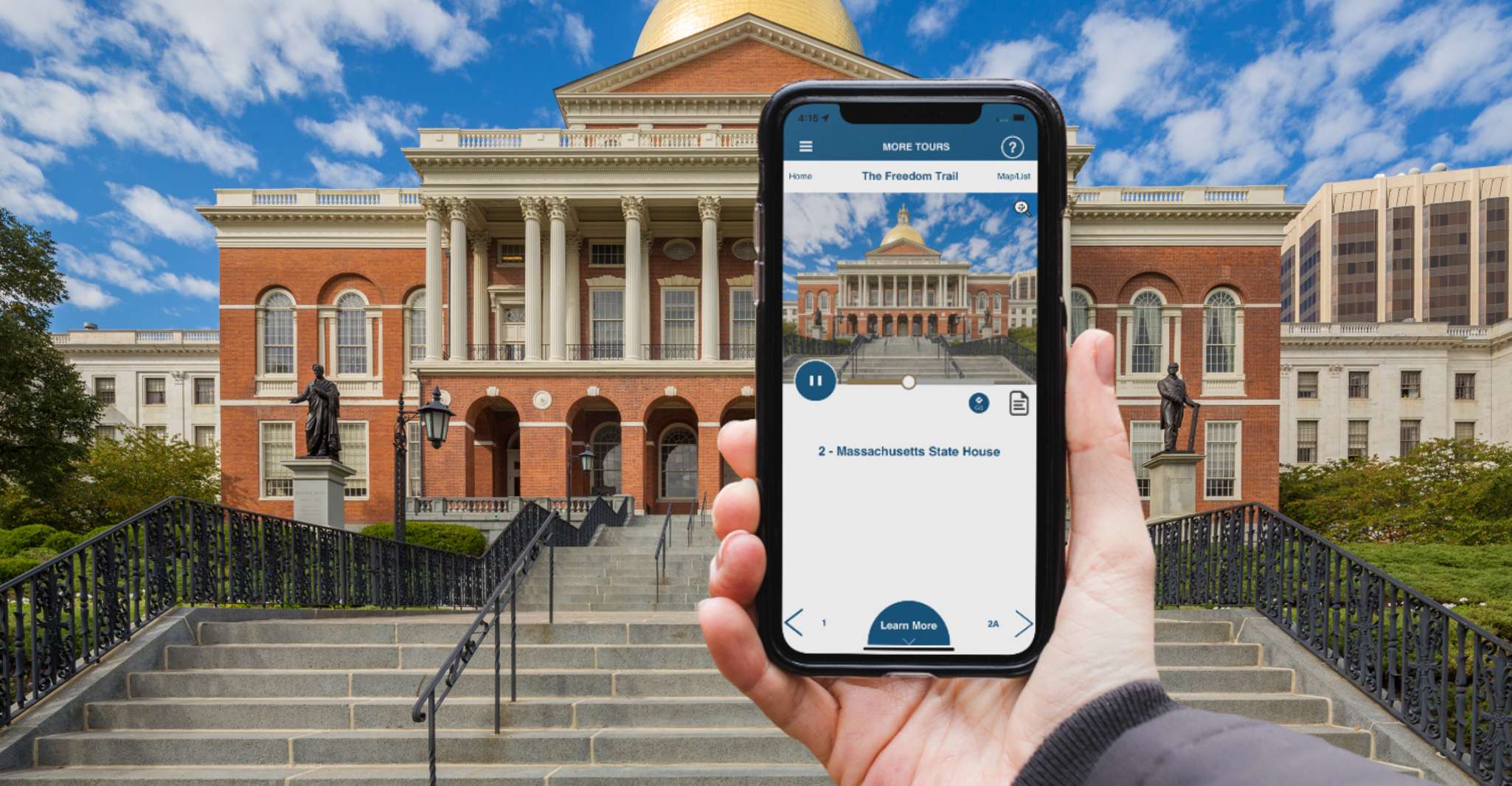 Massachusetts autoguidé de conduite et de visites à pied - Housity