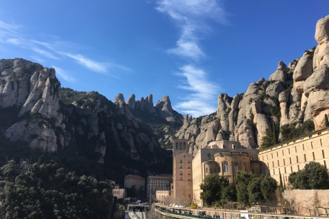 De Barcelone: randonnée dans la montagne de Montserrat et visite de l'abbaye