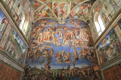 Rome: Vaticaanse Musea & Sixtijnse Kapel Tour met St. Peter's