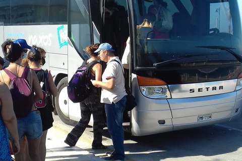 Naxos: Excursão de ônibus com tempo livre para almoçar e nadarRecolha em Plaka, Ag.Prokopios, Ag.Anna, Stelida ou Chora