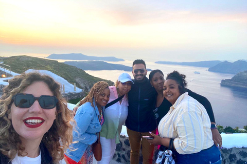 Santorini: eilandtour met wijnproeverij