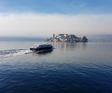 Orta San Giulio: Transfer de lancha para Isola San Giulio
