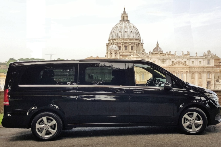 Fiumicino Airport: Private 1-Way Small-Group Transfer 1-Way Transfer from Rome to Fiumicino Airport