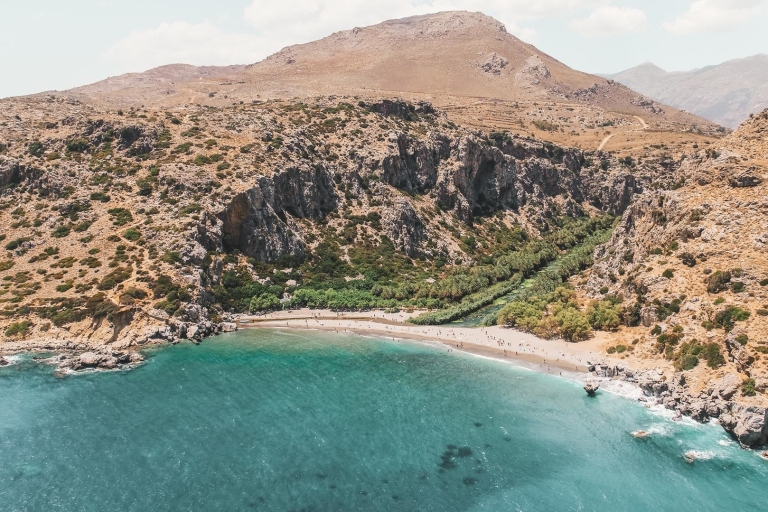 Héraklion: excursion privée d'une journée en Crète occidentale et à RéthymnonLimousine de classe Premium avec 3 sièges ou véhicule SUV
